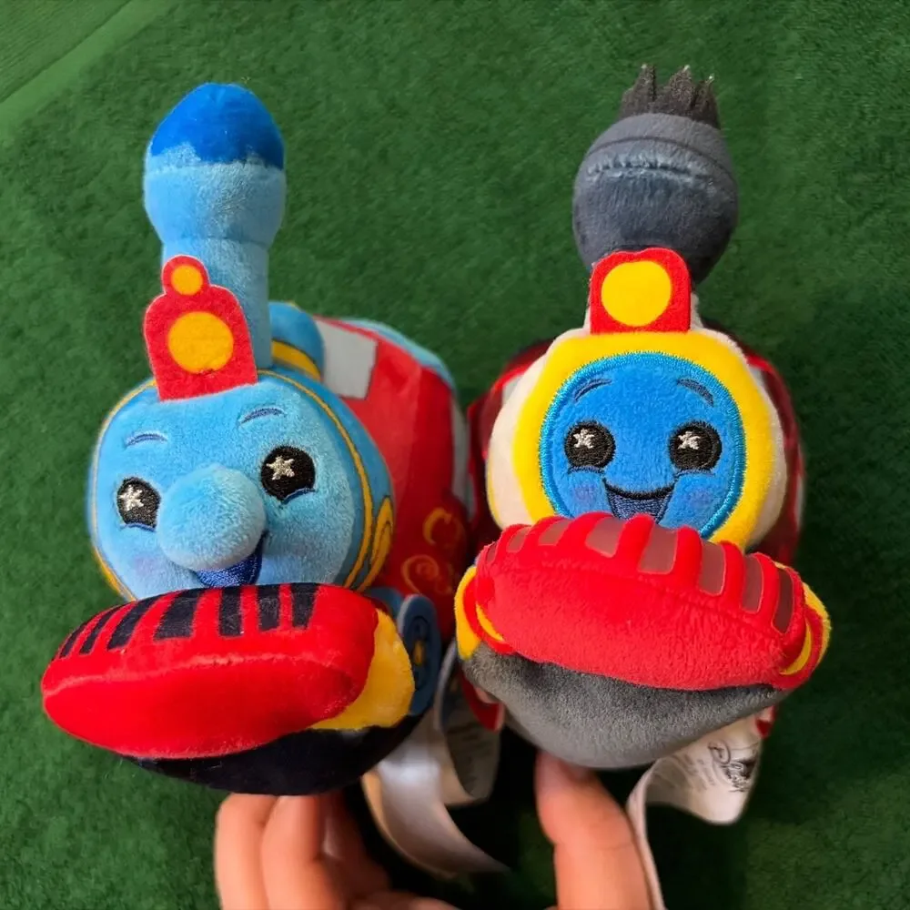 Disney Parks Runaway Railway Train Runnamuck Engine and Casey Jr. Plush (K)